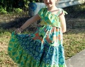 Calypso One Shoulder Twirl Dress