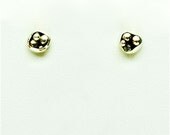 Tiny Pebble Post Earrings For Everyday Wear