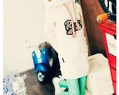 SD 13 girl RED hood T  Ivory