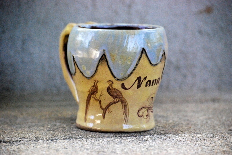Nana mug handmade ceramic coffee mug