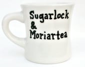 Sherlock Holmes Funny Tea Mug coffee tea cup diner mug black white Moriarty mystery literature