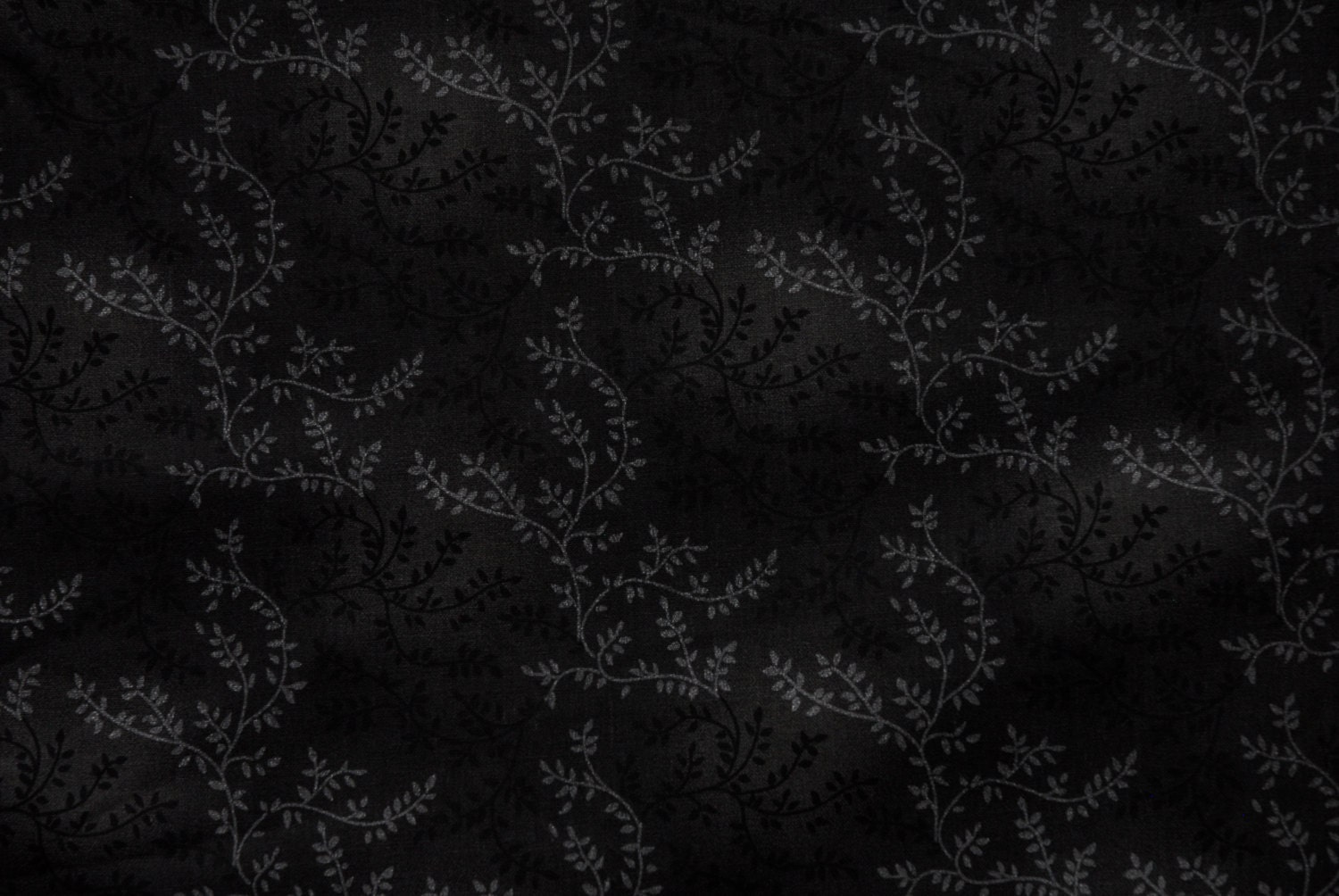 Black floral --- 60 inches wide