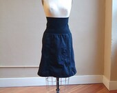 Pieces Skirt Black, aline, modern style- made to order