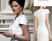 SHIRLEY pencil designer inspired dress custom made wiggle
