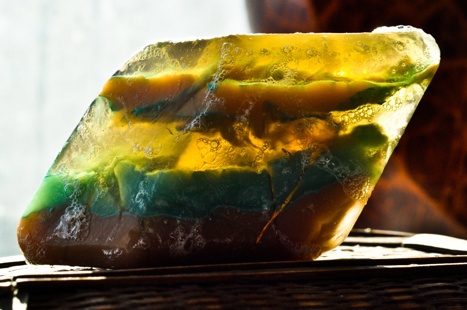 Oakmoss Aromatherapy Soap Scented wth Moss and All Natural Cedarwoods from Around the World