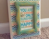 Wooden Wall Hanging Photo Frame