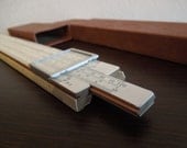 Vintage slide ruler Russian/USSR logarithmic w. box case 1970