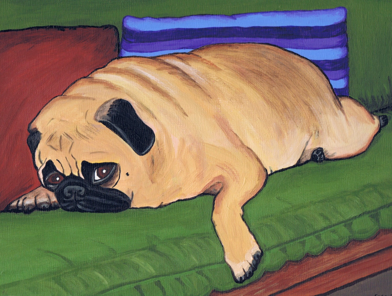 Pug Dog Print