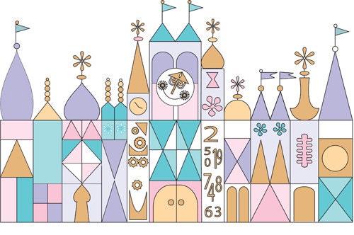 It's a Small World Digital Printables - Facade