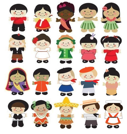 It's a Small World Digital Printables - Large Set