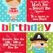 Pirates and Fairy Birthday Invitation