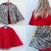 Made to Order Reversible Cape Red Wool with Choice of Lining