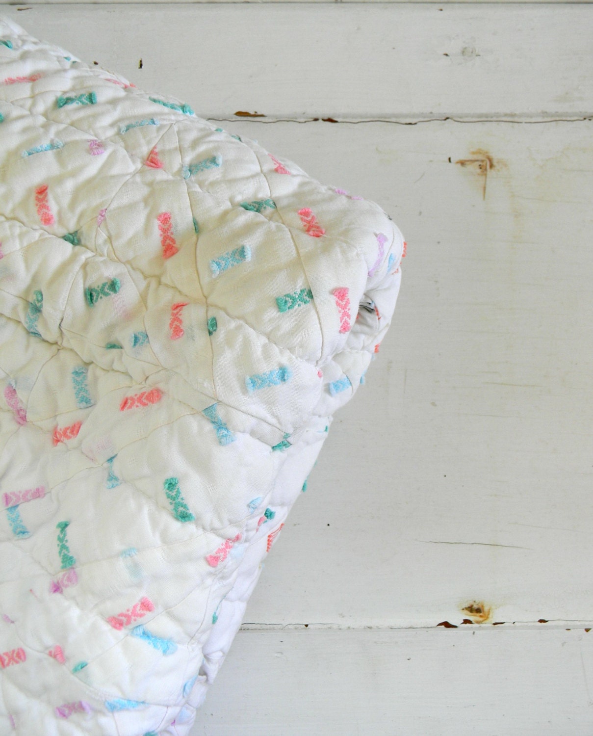 darling vintage baby quilt