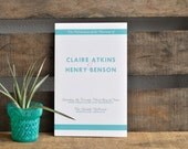 Booklet Wedding Program - Contemporary Chic