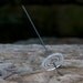 Pu-Yok Support Spindle "Zephyr Swirl" - 2.25" diameter whorl, 9.75" tall, 18 g