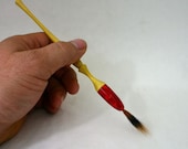 Handmade Paint Brush, Paintbrush, Satin Wood And Squirrel Tail