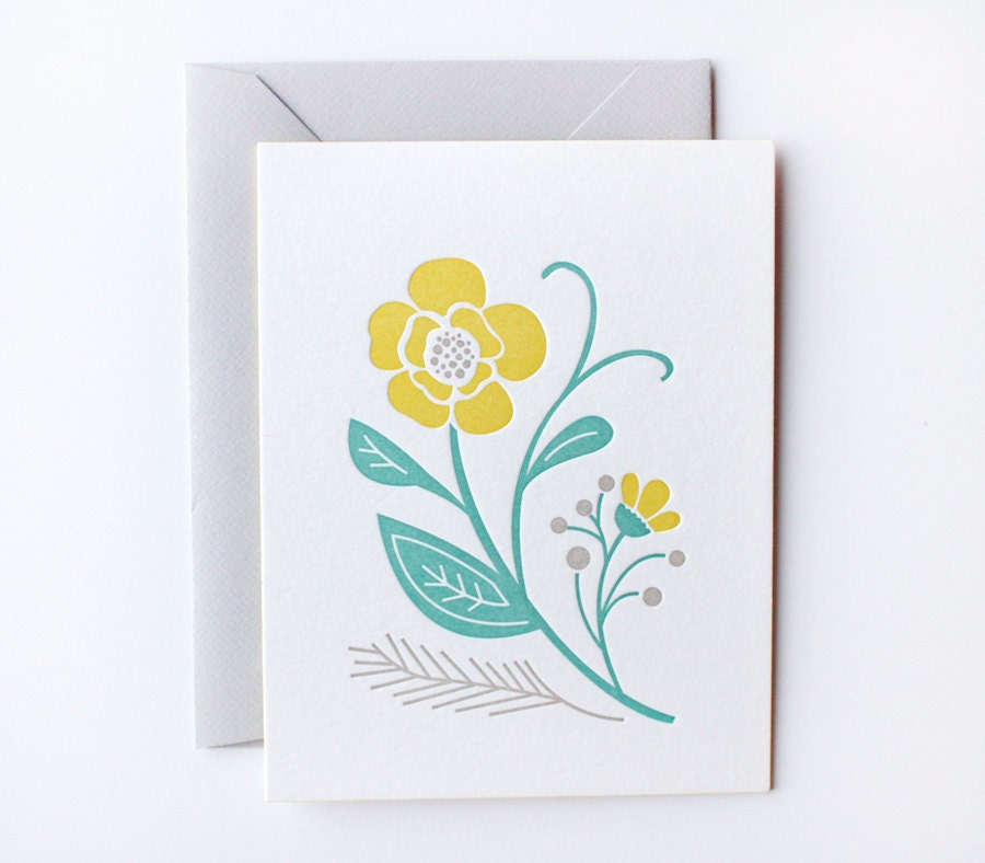 Floral Meets Pine Card