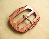 Vintage Belt Buckle - Autumn Rust