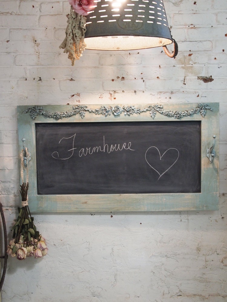 Painted Cottage Chic Shabby Large Chalkboard HD40