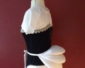 1880s Victorian Tiered Bustle Pad filled with English Wool - Custom Made to Order