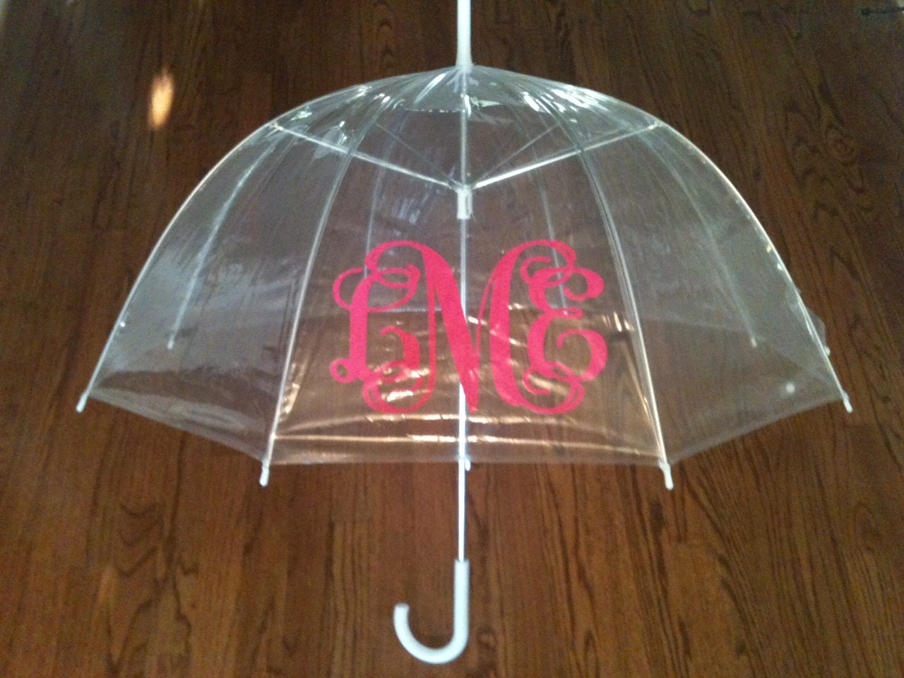 Monogrammed Children's Clear Dome Umbrella