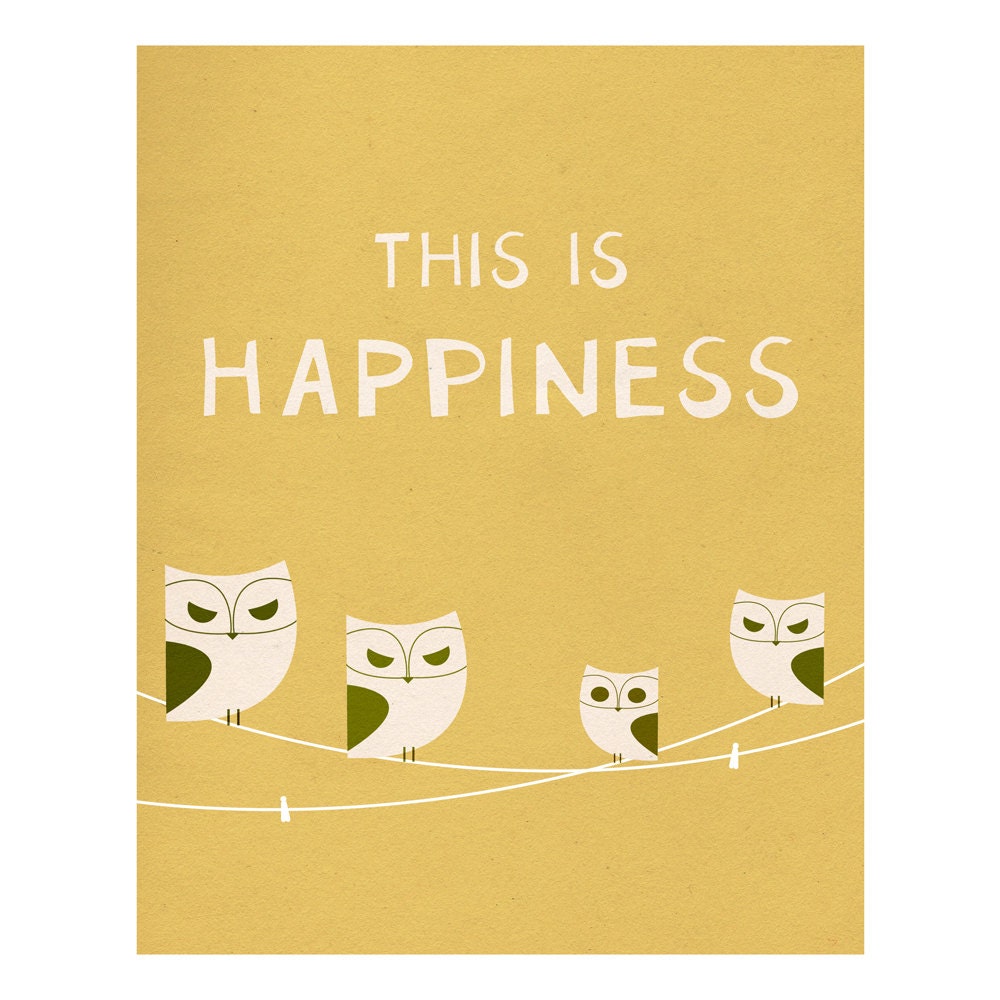 This is Happiness - 8 x 10 Print