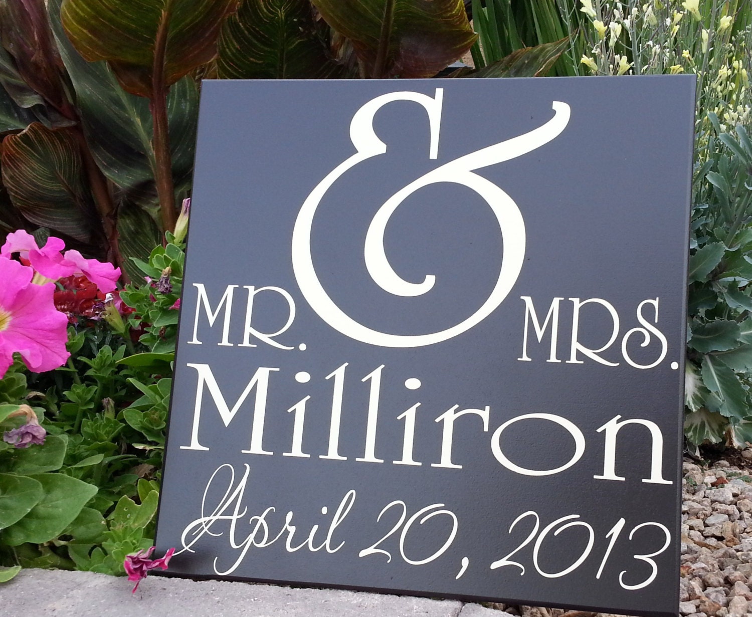 Wedding Sign Mr & Mrs.