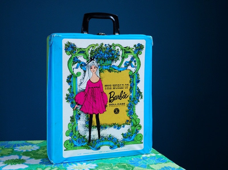 Vintage 1960s Vinyl Barbie Case