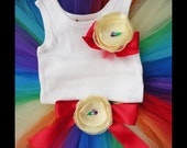 Aurora Rainbow Tutu Dress Set