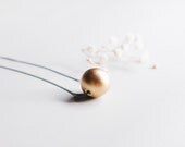 Golden Orb necklace