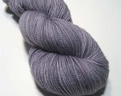 Sock yarn fingering weight hand dyed superwash merino / nylon, Silver Bells