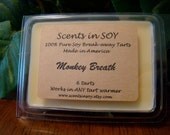 MONKEY BREATH -  Highly Fragrant, Premium Soy Tarts