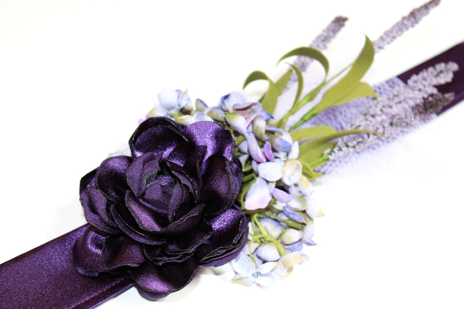 Floral wedding corsage for pets- wedding dog- flower for dogs- collar accessory- girl dog accessory