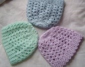 Unisex Baby Hat Beanie Now in 4 Sizes Preemie to 12Months DIGITAL DOWNLOAD Pattern 0007
