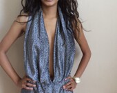CLOSING SALE handmade metallic disco backless romper Custom Size
