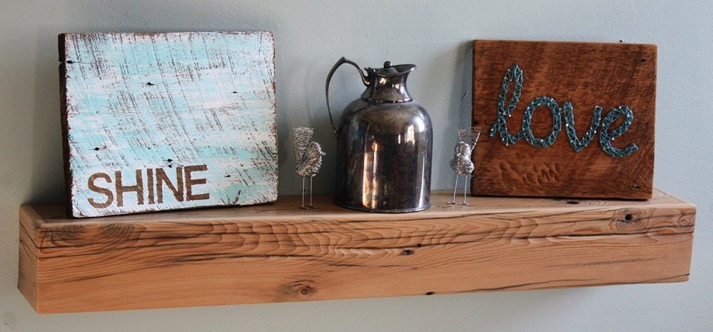 Barn Wood Floating Shelf