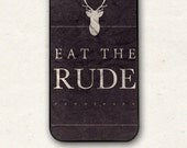 Iphone 4/4s case Hannibal / eat the RUDE / Fannibals