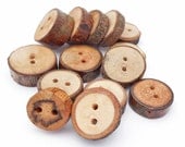 Natural Small Wood Buttons for Knitting, Crocheting or any craft projects