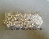 Bridal Hair Comb - Wedding Hair Accessories, Wedding comb with crystals, Crystal hair-comb, Silver hair comb, Special occasion hair piece