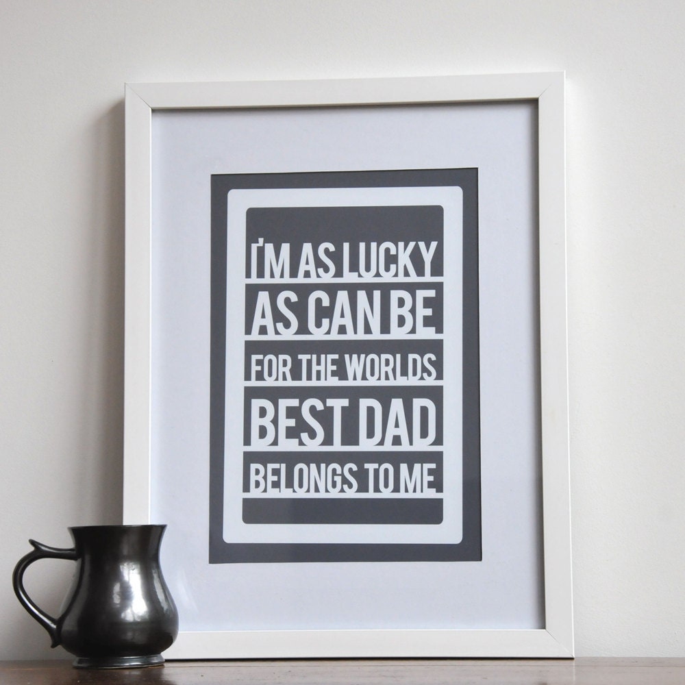 Best Dad - Wall Art Print