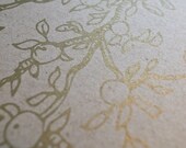 ARTWORK Metallic Gold Offset Printed Ketubah - Branch Frame