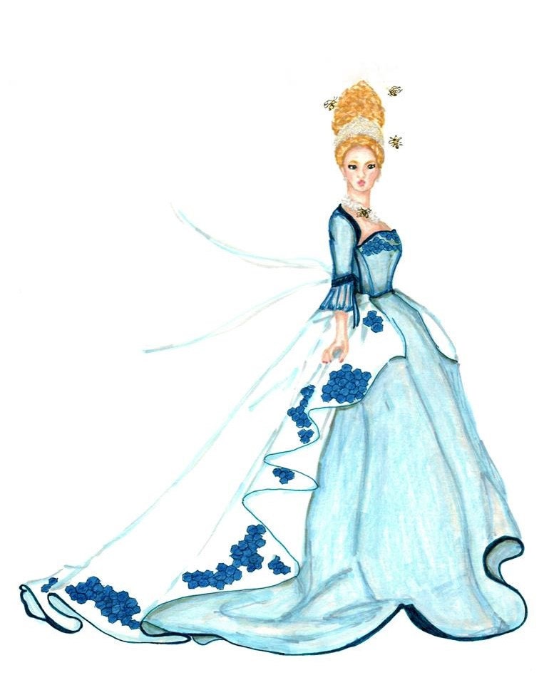 Fashion Illustration- Queen Bee