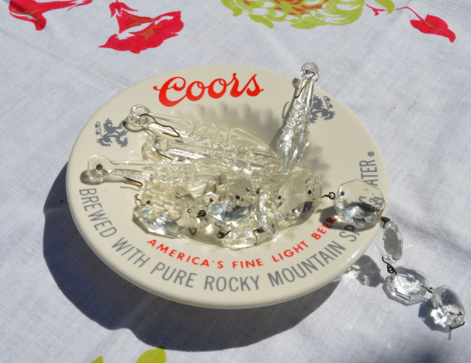 Vintage Coors Beer Advertisement Ashtray