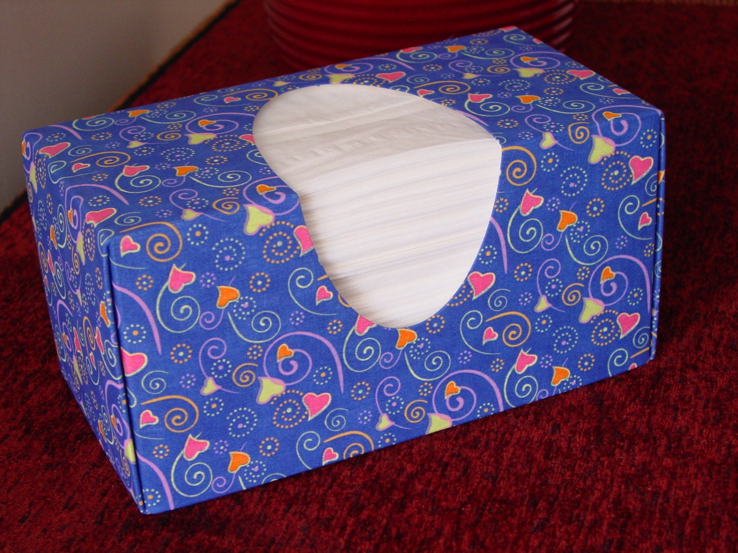 Magical Hearts Tissue Box Cover