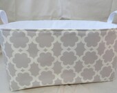 Storage Basket Laundry Toy Bin Container Organizer  Tarika print - 22" x 14" x 12"