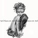 Sugar skull 2- illustration- Skull- Black and white- Print-portrait- woman- fan- lace