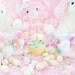 Pastel Bear Candy Wristbands - Girly Girl Harajuku Bubbly Fairykei Decora Deco OTT Sweet Lolita Loli