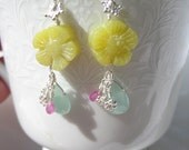 Flower Charm Earrings