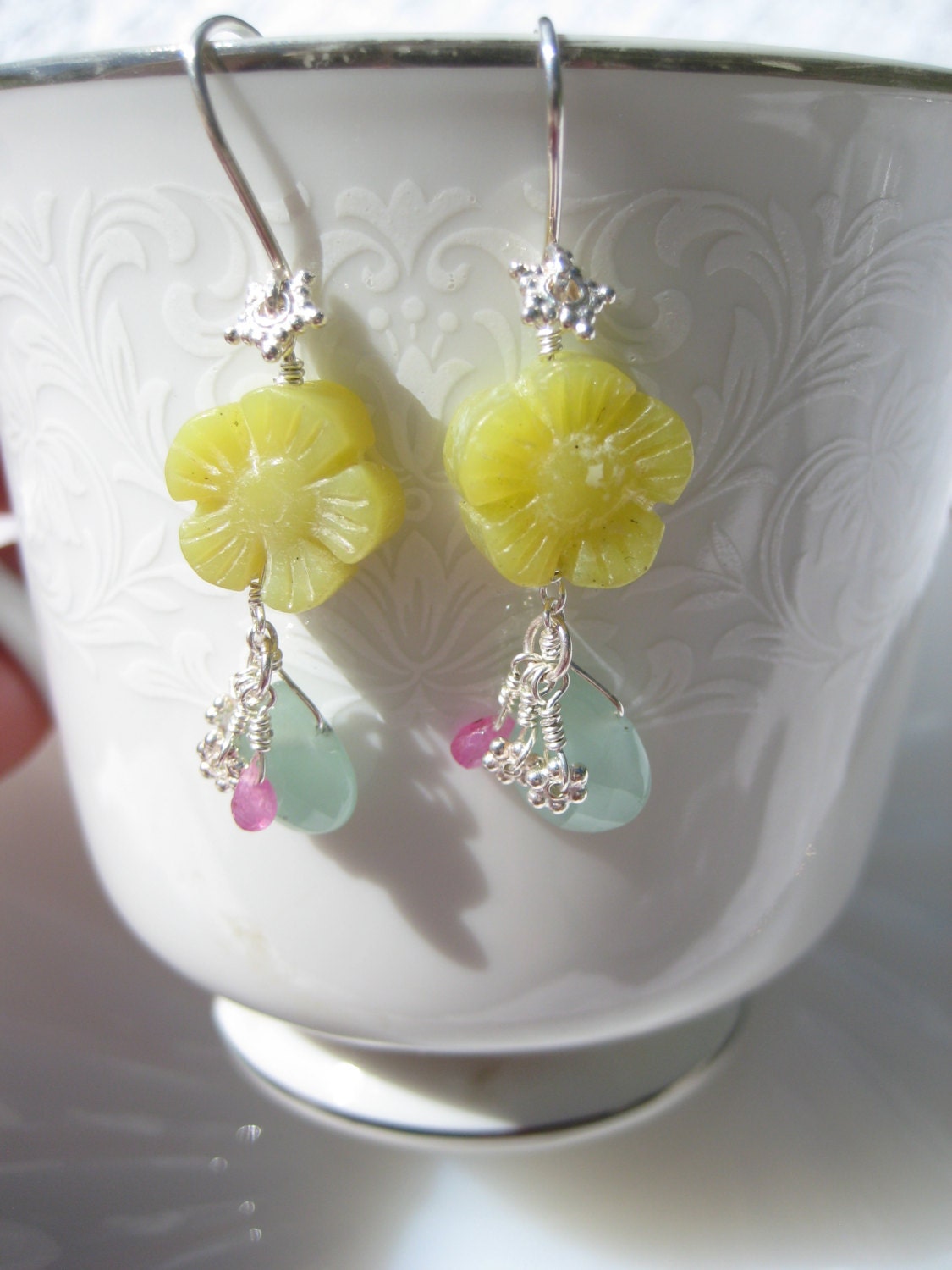 Flower Charm Earrings