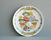 Bjorn Wiinblad Arabian Nights Concertina Plate by Rosenthal for Warsteiner